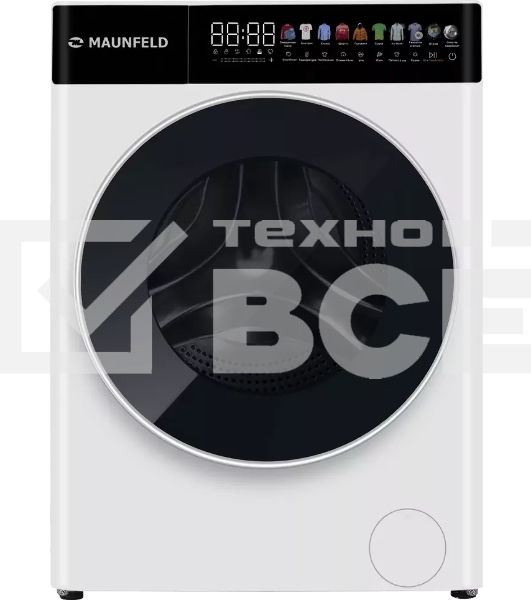 Стирально-сушильная машина Maunfeld MFWD14116WH05 (КА-00022815) белый, загрузка фронтальная 11 кг, 1400 об/мин., класс: В