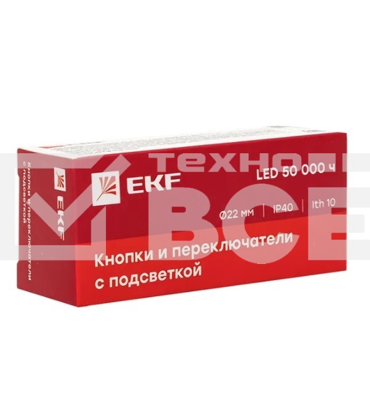 Кнопка BA42 с подсветкой 24В красн. NC PROxima EKF xb2-bw42-24