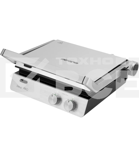 Электрогриль Polaris PGP2803 2000Вт Серебряный