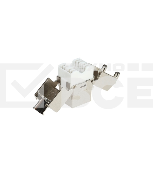 Модуль Keystone Rexant (02-0361), Jack RJ-45(8P8C), FTP экранированный, CAT 6A, тип 180 градусов, самозажимной PRO
