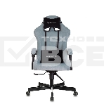 Кресло игровое Knight Terminator серо-голубой Light-28, крестов. металл, фото 1