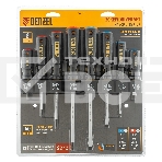 Набор отверток на полке Denzel 8 шт., PH+SL, S2, 3к рукоятка, фото11