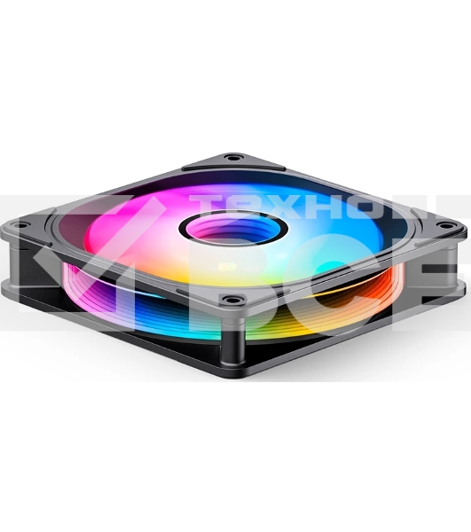 Вентилятор для корпуса JONSBO FR-606BR Reverse (120x120x25мм, 4-pin PWM, ARGb, 35.99CFM, 26.5dBA, 1500RPM, черный)