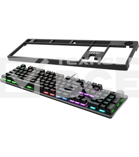 Клавиатура MSI Forge GK320 проводная, USB Type-A, чёрный