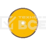 Диск алмазный отрезной Denzel 230 х 22,2 мм, сплошной, супертонкий, горячий пресс, мокрое резание, фото6