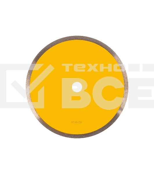 Диск алмазный отрезной Denzel 230 х 22,2 мм, сплошной, супертонкий, горячий пресс, мокрое резание