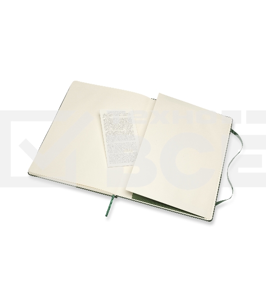 Блокнот Moleskine CLASSIC QP090K15 XLarge 190х250 мм 192 стр. линейка твердая обложка зеленый