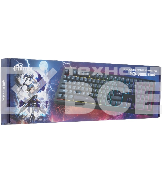 Клавиатура проводная Ritmix RKB-508BL Black