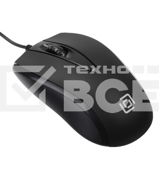 Мышь проводная Oklick 325M черный, 1000 dpi, USB, кнопки - 3
