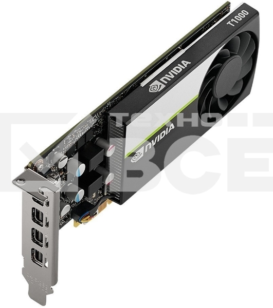 Видеокарта Nvidia Quadro T1000 4GB, FH bracket, 1 year
