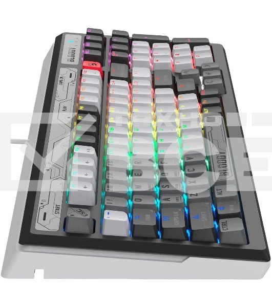 Клавиатура A4Tech Bloody B950 механическая серый/черный USB for gamer LED (B950)