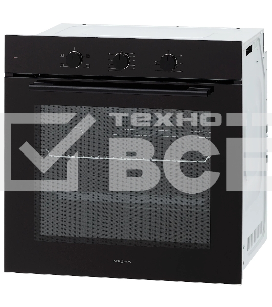Духовой шкаф электрический Krona ELEMENT 60 BL/BL чёрный