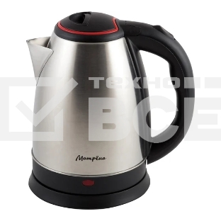 Чайник электрический Матрена MA-001 1,8 л, сталь,цвет крышки красный (005457)