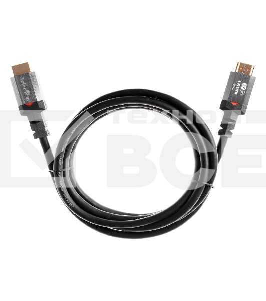 Кабель Telecom HDMI 19M/M,ver. 2.1, 8K@60 Hz 2m метал разъемы