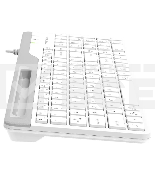 Клавиатура проводная A4Tech Fstyler FK25, USB, белый/серый