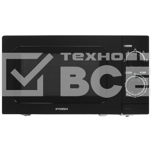 Микроволновая печь Hyundai HYM-M2065 черный 20 л, 700 Вт, поворотный механизм