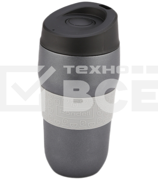 Термокружка для напитков Rondell Filigran RDS-1897 0.32 л. темно-серый картонная коробка