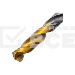 Сверло спиральное по металлу Denzel 9 х 175 мм, Р6М5, Golden Tip, удлиненное, фото9