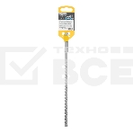 Бур по бетону Denzel цельная крестовая пластина, 8x265 мм, SDS PLUS, фото6