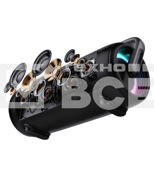 Колонка SVEN АС PS-395, черный (80 Вт, Waterproof (IPx5), TWS, Bluetooth, USB, 4800мА*ч)