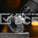 Набор щеток для дрели Denzel 2 Плоские 50-75 мм, 3 Чашки 25-50-75 мм, шпилька, нерж.вит. проволока, фото4