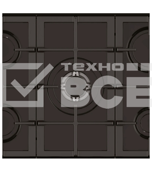 Газовая варочная панель ARDO GH74G1WTCB2 черный