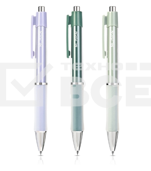 Ручка гелевая Deli Nusign NS645 ассорти, черные чернила, линия 0.5мм