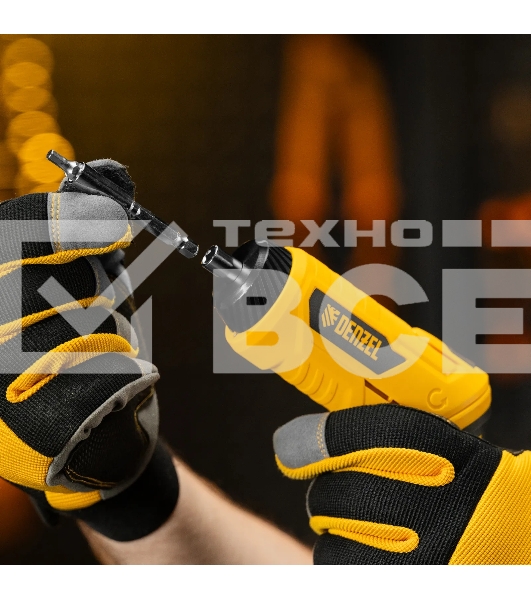 Отвертка аккумуляторная Denzel CSH-3.6, 54 биты, Li-Ion, 3,6 В