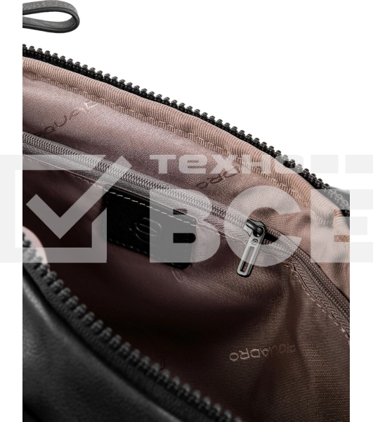 Рюкзак слинг Piquadro Harper CA6784AP/N черный кожа