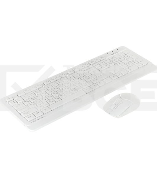 Комплект клавиатура+мышь A4Tech FStyler FG1012 беспроводной, USB, 1200 DPI, белый