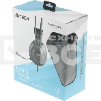 Гарнитура проводная с микрофоном A4Tech Fstyler FH200i серый 1.8м накладные оголовье (FH200I GREY), фото4