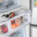 Холодильник Maunfeld MFF181NFB черный глянцевый, трехкамерный, 333/164л, морозилка сбоку, No Frost, Side by Side, фото7