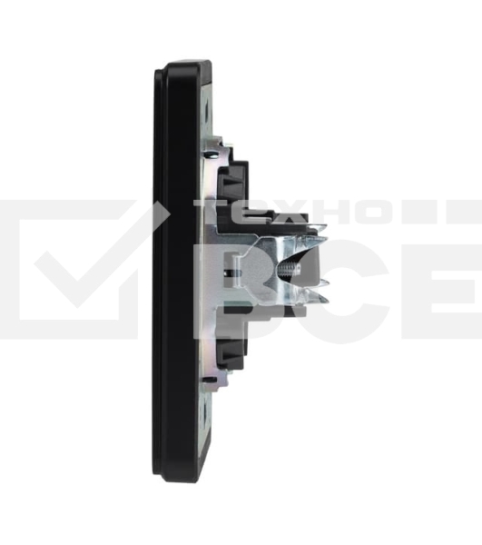 Розетка Kranz ROUND HDMI с/у оникс