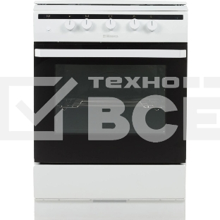 Плита газовая Hansa FCGW61000 белый, конфорок 4 шт, духовка 58 л, 60 см x 85 см x 60 см