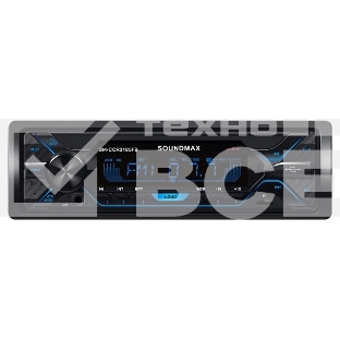 Автомагнитола Soundmax SM-CCR3185FB, 1 DIN, Bluetooth, USB Type-A, AUX