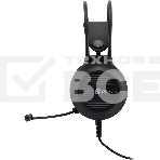 Наушники с микрофоном Оклик HS-L300G Black черный 2.2м мониторные USB оголовье (1796949), фото5