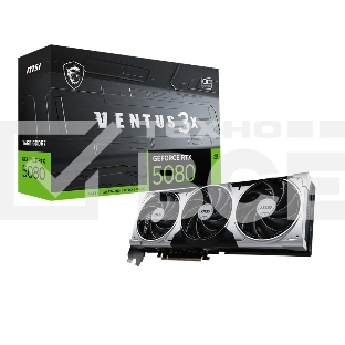 Видеокарта MSI RTX5080 VENTUS 3X OC PLUS 16GB GDDR7 256bit 3xDP HDMI 3FAN RTL
