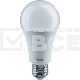 Лампа светодиодная Navigator 61 200 NLL-A70/А60-15-230-2.7K-E27