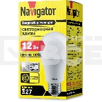 Лампа светодиодная Navigator 71 297 NLL-A60-12-230-4K-E27 (Standard) 12Вт грушевидная 4000К белый E27 1000лм 176-264В, фото2