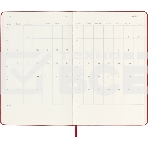 Еженедельник Moleskine ACADEMIC WKNT Large 130х210мм датир.18мес 208стр. красный, фото5