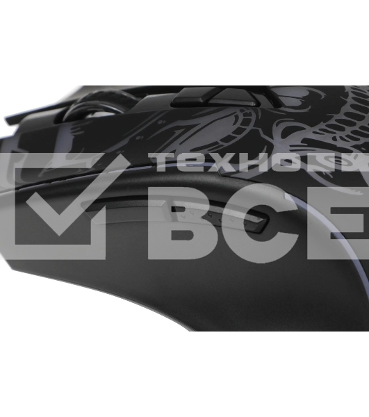 Мышь проводная Defender Bulletstorm GM-928 черный, 7200 dpi, USB, кнопки - 7