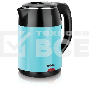 Чайник электрический BBK EK1709P черный/бирюзовый