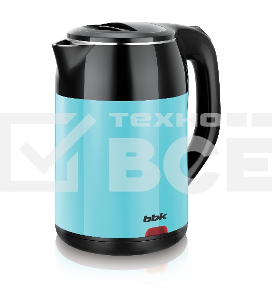 Чайник электрический BBK EK1709P черный/бирюзовый