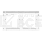 Рамка Эпика 2-местная, белая, пластик, фото6