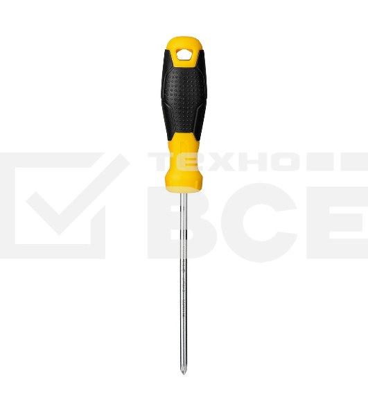 Крестовая отвертка Deli DL635125 PH1x125мм Материал: CR-V. Двухкомпонентная ручка. Хромированная.