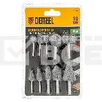Набор шарошек Denzel абразивных для дрели (ПШМ), 63С, 10 шт., фото5