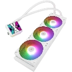 Водяное охлаждение для процессора Thermalright Grand Vision 360 (360mm, LED, White, ARGB/Fans: 3x120mm, 80.45CFM, 29.4dBA, 2150RPM/Pump height 72.5mm, 6400RPM, Rad thickness 27mm/S: 1700, 1200, 1851, 115X, 2011, 2066, AM5, AM4), фото4