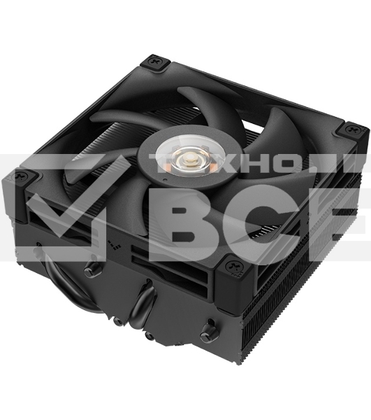 Кулер для процессора DEEPCOOL AN400 черный, 92 мм, алюминий/медь, 2950 об/мин, 23.2 дБ, 4 pin, 150 Вт, 52.5 мм