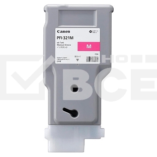 Картридж Canon INK TANK PFI-321 MAGENTA пурпурный (300 мл) для Canon imagePROGRAF TM-250, TM-255, TM-350, TM-355