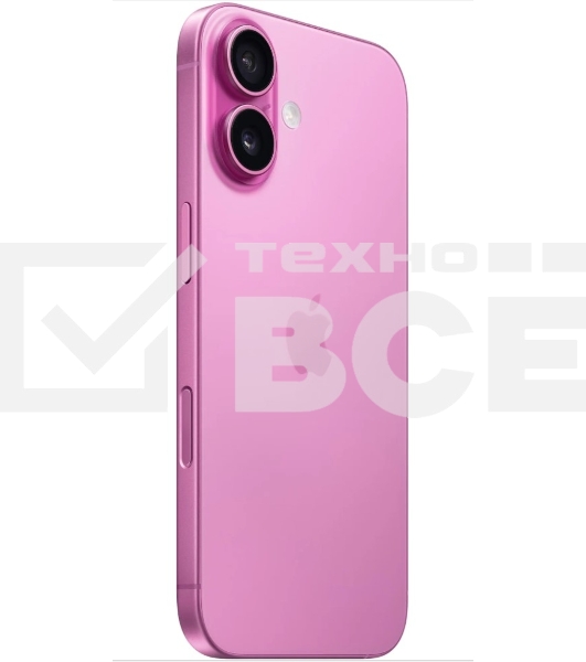Смартфон Apple iPhone 16, 8/256Gb, розовый